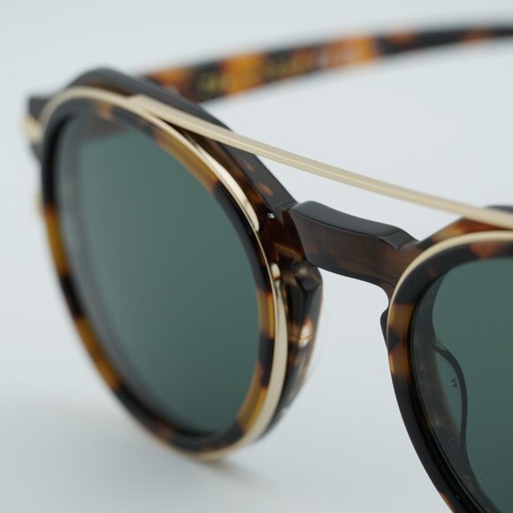 Rag & Bone RNB6006/S 0086 QT Sunglasses Havana Square Frame, Green Lenses - Picture 7 of 10